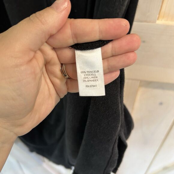 Pure Jill Womens Dress Medium Gray Linen Blend Minimalist Pockets Comfort - Picture 6 of 11